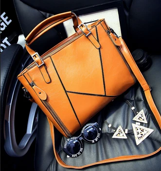 

yesetn bag hot sale women PU Leather handbag female fashion shoulder bag tote
