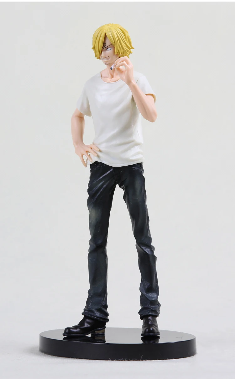 Bandai Banpresto One Piece Sanji Jeans Freak Spirits Vol 8 Ver Black Figure One Piece Japanese Anime Collectables