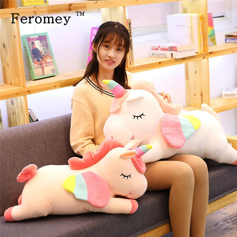 

Giant Unicorn Plush Doll Toys Cute Unicorn Soft Stuffed Toys 20-60cm Animal Horse Plush Toys Children Kids Birthday Gifts