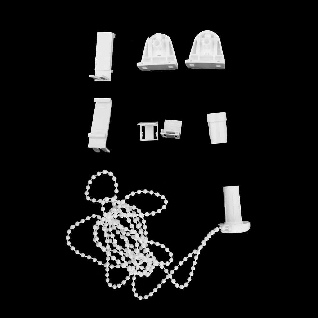 High Quality Plastic Roller Blind Accessories with 33.46' Long Bead Chain Home Decor Curtain Decorative Accessories 17mm Tube