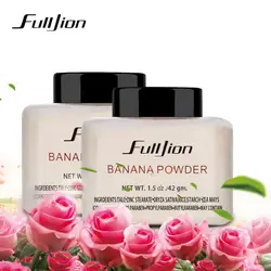 Fulljion Отделка Макияж банан рассыпчатую пудру 1,5 oz бутылки масла Управление Роскошный порошок для Для женщин лица основы красоты макияж