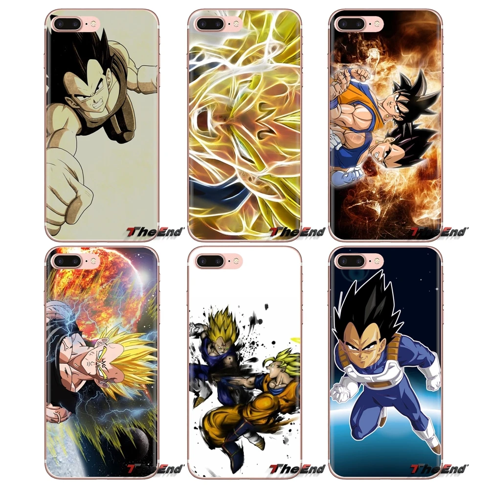 

Transparent Soft Cases Covers Vegeta For Samsung Galaxy S3 S4 S5 Mini S6 S7 Edge S8 S9 S10 Plus Note 3 4 5 8 9
