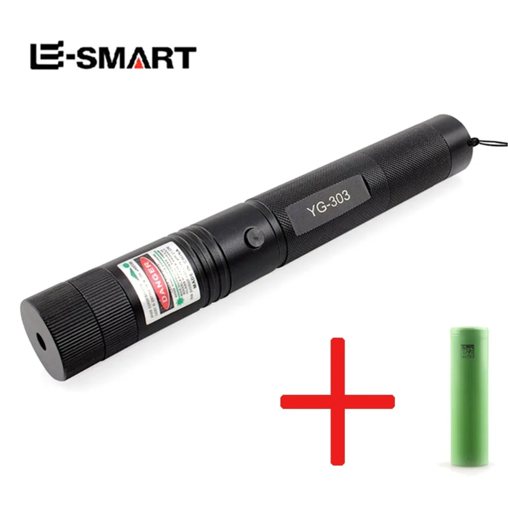 

Green laser pointer 303 200mw high power PPT demonstration pen 303 host laser pen + security key +18650
