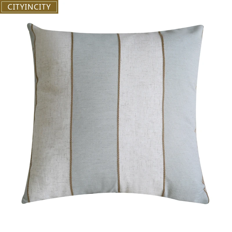 

CITYINCITY Jacquard Weave Cushion Cover Linen/Polyester Pillow cover Home modern decorative For sofa bed 45x45 50x50