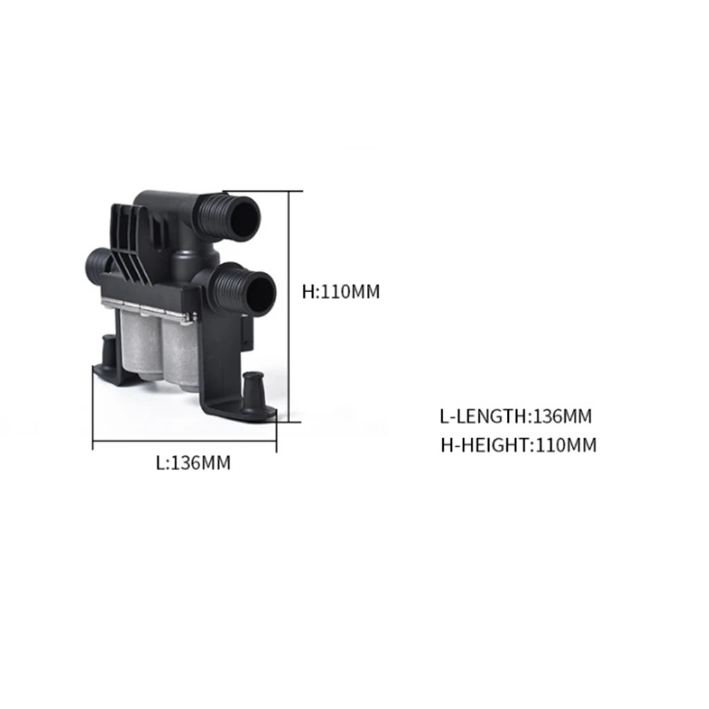Performance Heater Control Valve for BMW X5 E53 E70 X6 E71 E72 64116910544, Alloy