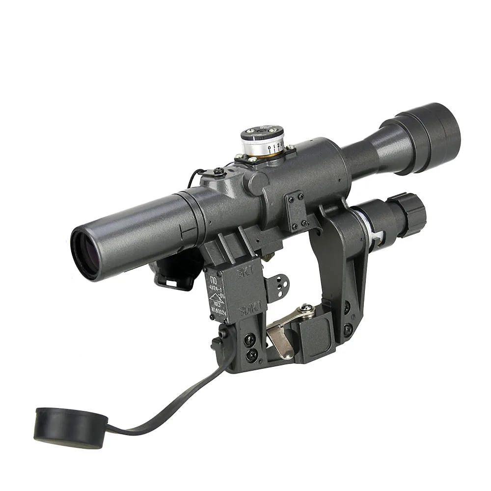 

PPT Tactical 4x24 SVD Riflescope Rifle Scope SVD Black Color For Hunting Shooting PP1-0330