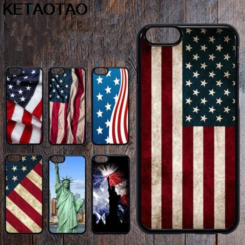 KETAOTAO американский флаг Статуя Свободы телефонные чехлы для Samsung S3 4 5 6 7 8 9 NOTE 2 3