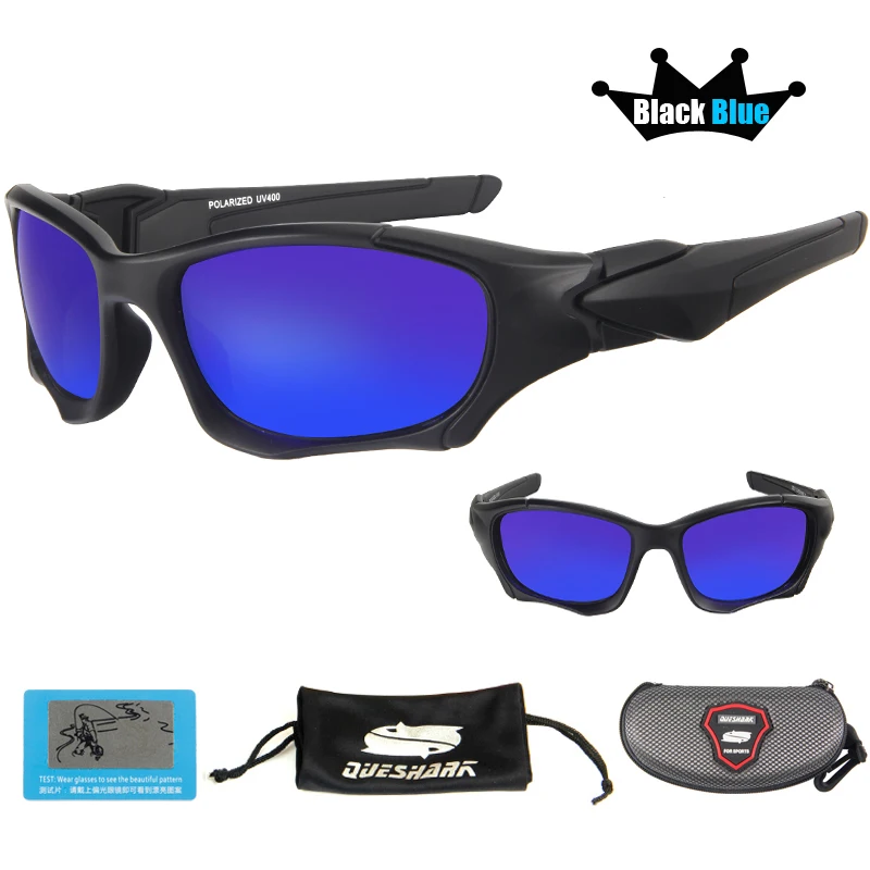Queshark UV400 ультралегкие мужские и женские солнцезащитные очки, поляризационные очки для рыбалки, спортивные очки для велоспорта, альпинизма, пешего туризма, рыбалки - Цвет: as picture showed
