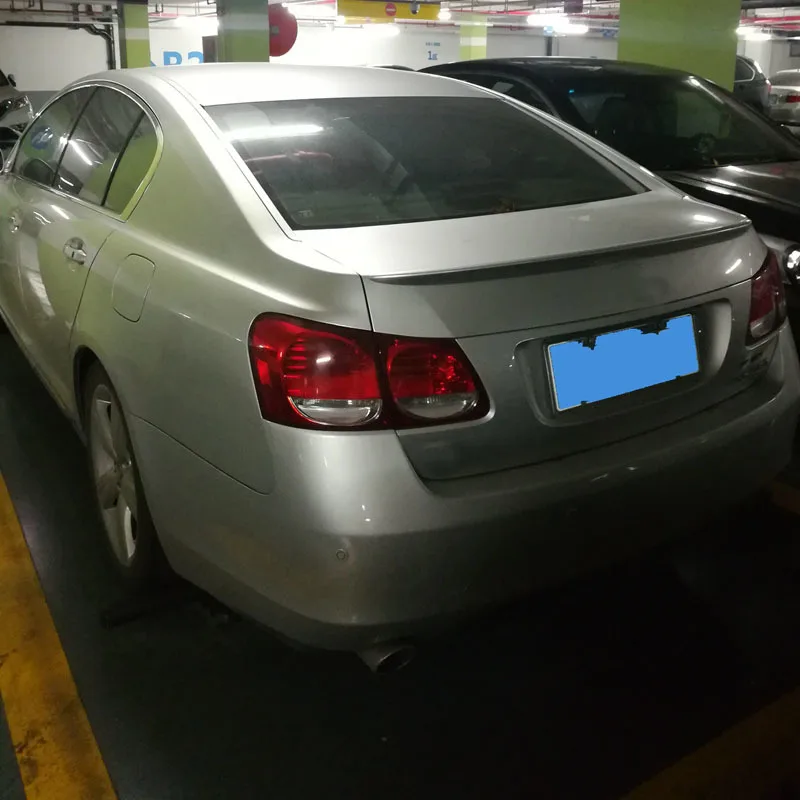 Для LEXUS GS 2008 2009 2010 2011 2012 2013 ABS Материал грунтовка Цвет автомобильное украшение в виде хвостового крыла задний багажник спойлер для GS300 GS350