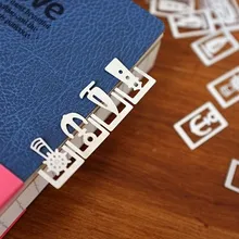 600 шт/партия винтажные металлические закладки лесная музыка морская серия Металлические Скрепки держатель страницы канцелярские товары для школы принадлежности