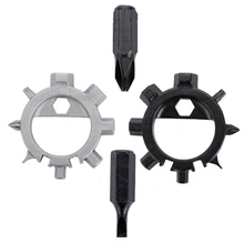 Наружная отвертка для выживания 12 в 1 Снежинка EDC карманный набор первой помощи отвертка для велосипеда Тяговый набор для выживания