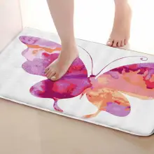 Бабочка Стиль Ванная комната Коврики, забавные Нескользящие Для ванной Коврики, Занавески для душа Интимные аксессуары, Коврики Чинг вашей душе Шторы