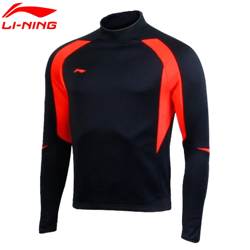 Li Ning Original Soccer Training Jersey Sweater Long Sleeved Pullover
