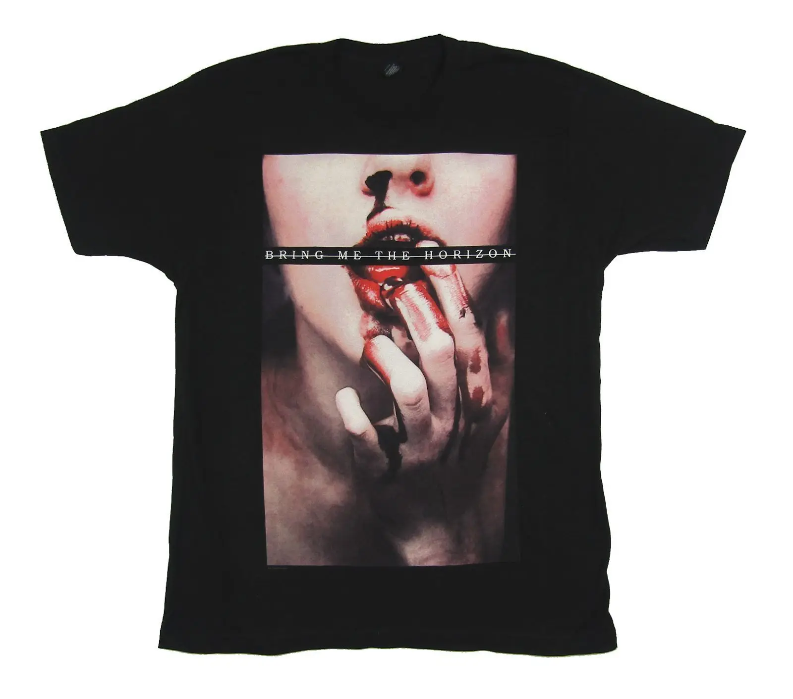 

Bring Me The Horizon Blood Lust Black T Shirt New Official BMTH NEW ARRIVAL tees Fashion Style Men Tee 2019 hot tees