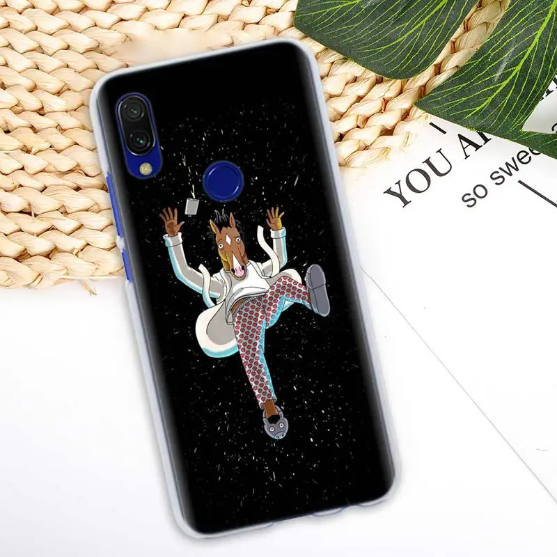 Конь БоДжек лошадь чехол для Xiaomi Redmi Note 5 6 7 Pro 4X7 6 6A 5 плюс 5A S2 GO Pocophone F1 Футляр для телефона