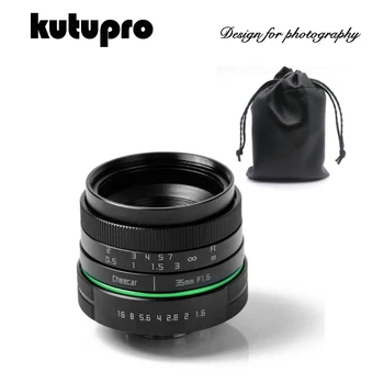 

35mm F1.6 Manual Wide Angle Prime Len + C-NEX/NX/M4/3 Macro Len for Canon Nikon Sony Fujifilm Pentax Samsung LumixSLR camera