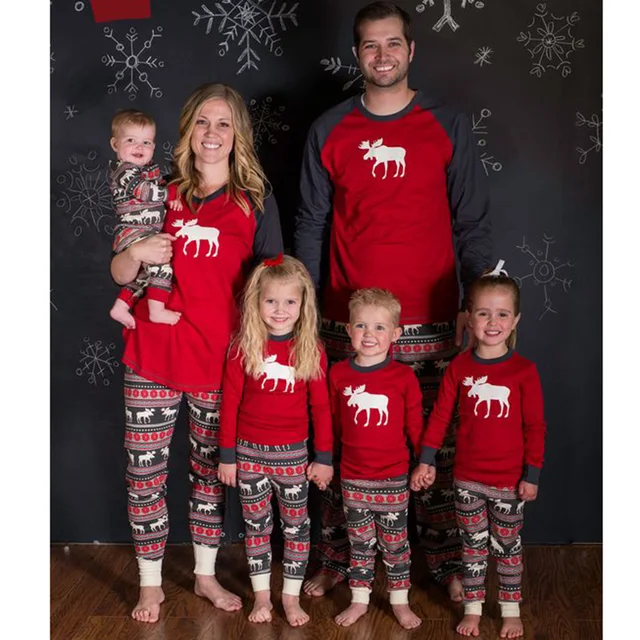 new christmas pjs family matching family xmas pajamas set adult kids sleepwear new year mother father - Matching Christmas Pajamas For Family new christmas pjs family matching family xmas pajamas set adult kids sleepwear new year mother father - Matching Christmas Pajamas For Family