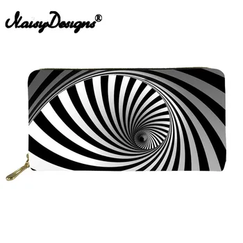 

Noisydesigns Women Purse Long Slim Travel Wallet Female Coin canta Holders Womens Wallets Striped Ladies Wallets Money Bag sac