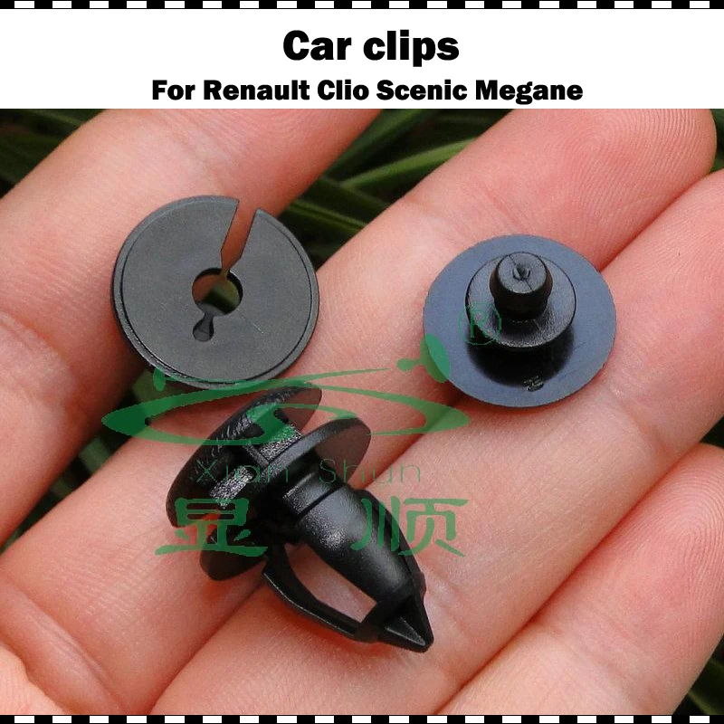 High quality plastic Car Interior Trim Strip Clips Panel For RENAULT CLIO KANGOO TRAFFIC 10/20/50/100 pcs