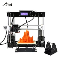 Анет A8 автоматическое выравнивание 3D-принтеры большой Размеры Многоязычная Высокая точность RepRap Prusai3 DIY 3D-принтеры Комплект Алюминий очаг