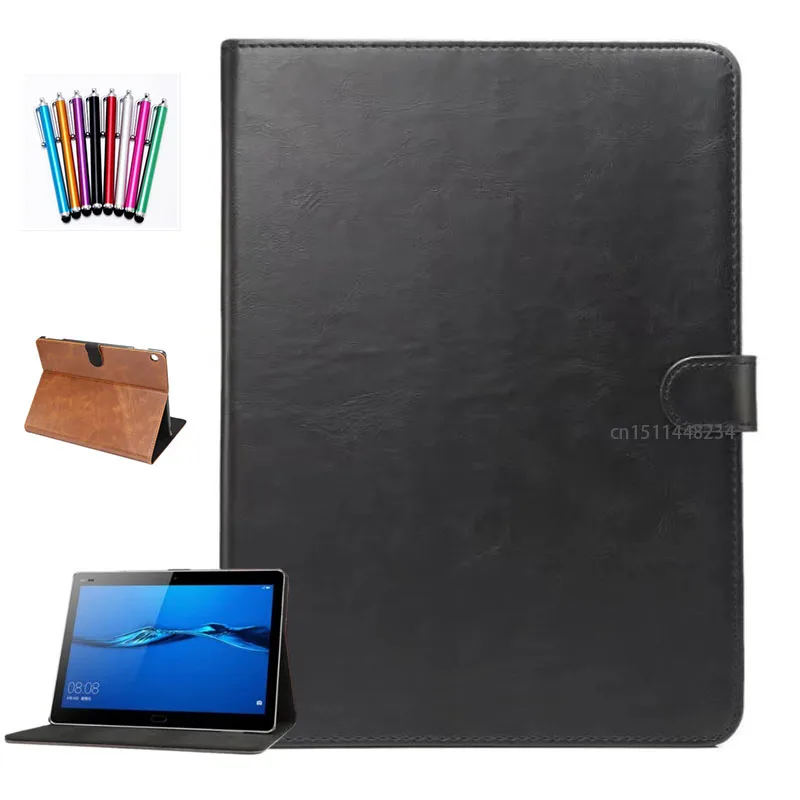 

2017 New luxury leather Case Cover For Huawei MediaPad M3 Lite 10 tablet smart Case M3 lite 10 Youth Edition BAH-W09 BAH-AL00