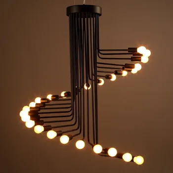 

Nordic modern style glass ball bubble iron herringbone branch pendant light living room restaurant bedroom bar hanging lighting