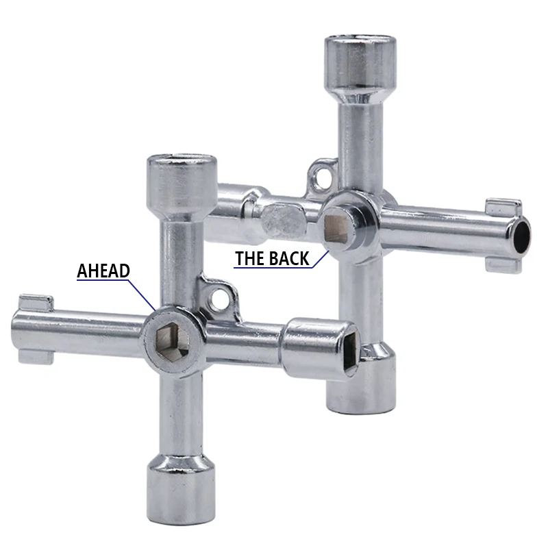 Service Utility Meter Key Gas Electric Box Cupboard Cabinet Triangle Reading DIY - Foto 7