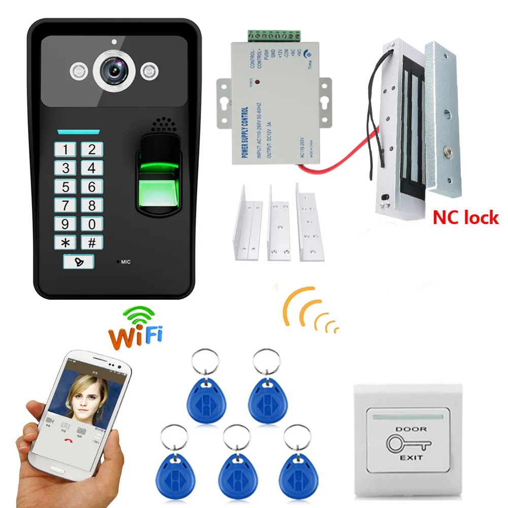 Полный комплект RFID ламп и электрический магнитный дверной замок