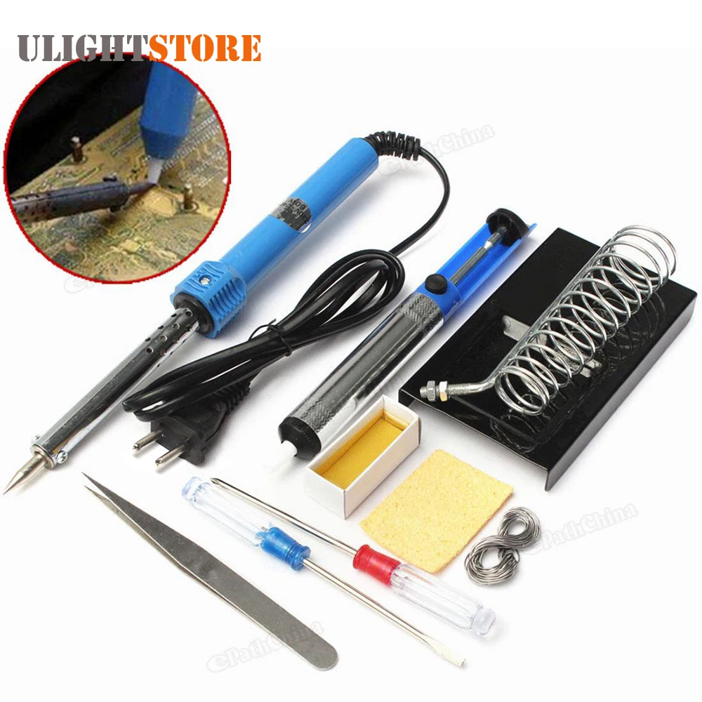 Welding Solder 9 Set Soldering Iron Kit 30w Best for Small Electric Work DIY