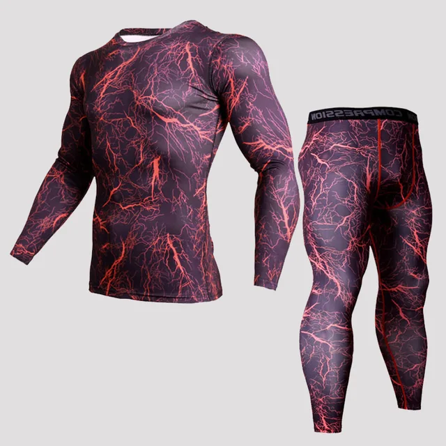 purple compression pants mens