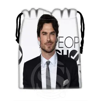 

H-P732 Custom Ian Somerhalder#6 drawstring bags for mobile phone tablet PC packaging Gift Bags18X22cm SQ00806#H0732