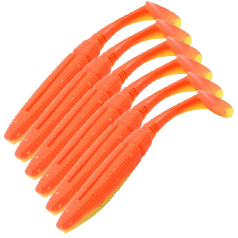 6pcs leurre souple Fishing Lure 5cm 1.3g Swim baits Silicone Soft Bait Artificial Soft Lure fishing accessories lures #4S18 (5)