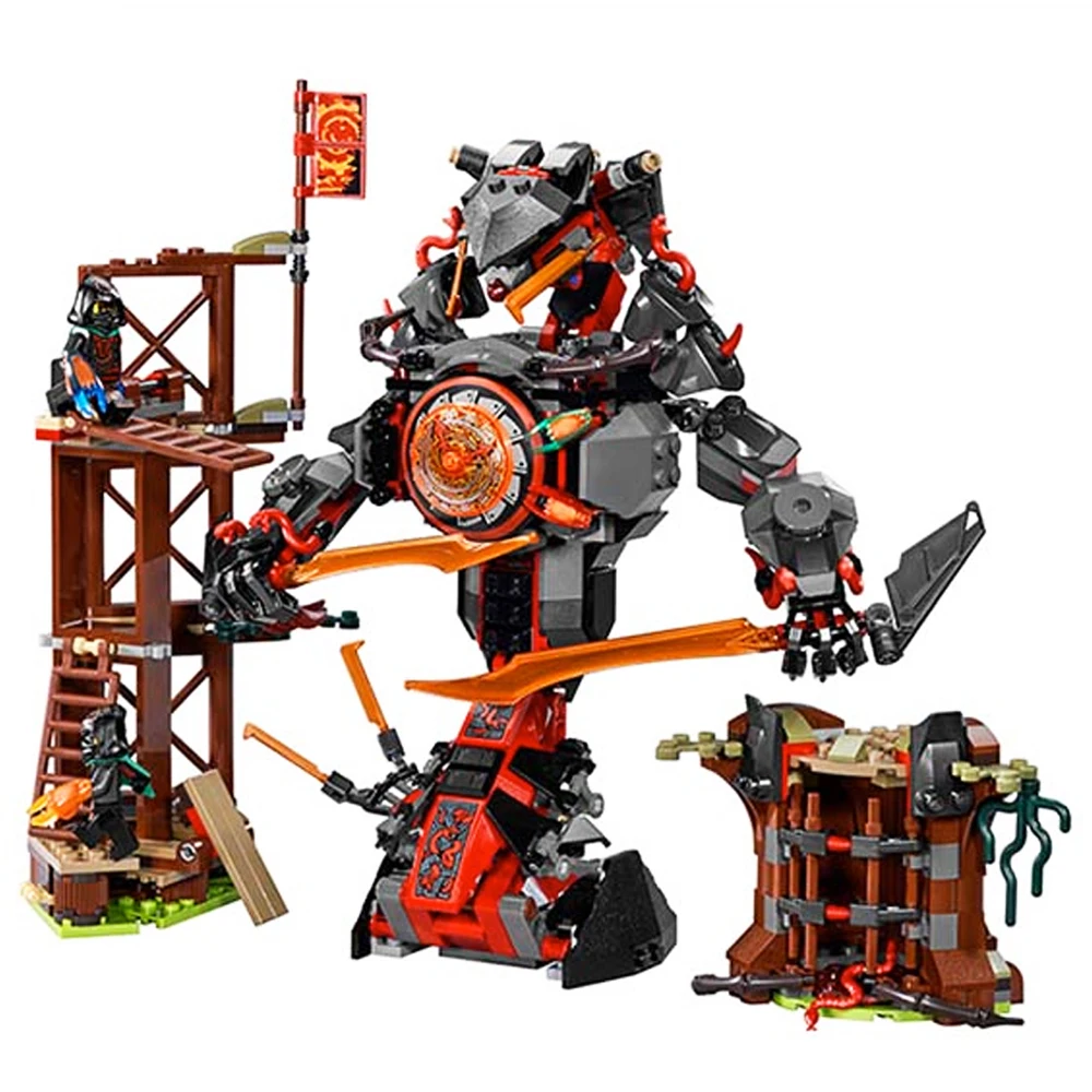 Bela 10583 Fit Ninjagoes 70626 734 шт Ninjagoes Dawn Of Iron Doom набор мини-фигурок строительные блоки игрушки для детей подарок