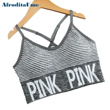 AfroditaUme женские укороченные топы Vs Camisole Bralette Strappy без подкладки Фитнес Бюстгальтер жилет майка