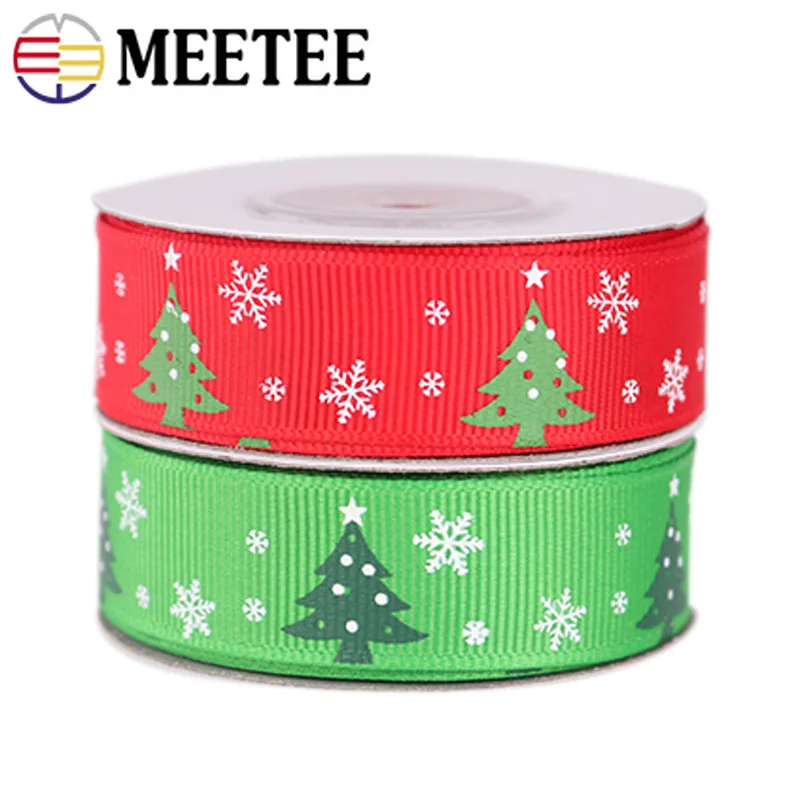 Meetee 2 шт. (1 = 9 м) Рождественская елка корсажные ленты DIY подарок для обертывания
