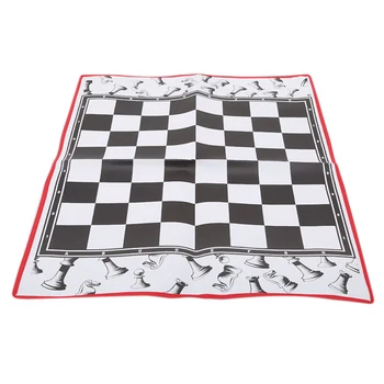 

Children Learning Educational Puzzle Games Toys Black White Tournament Chess Board Puzzle Toys For Children No Chess Pieces