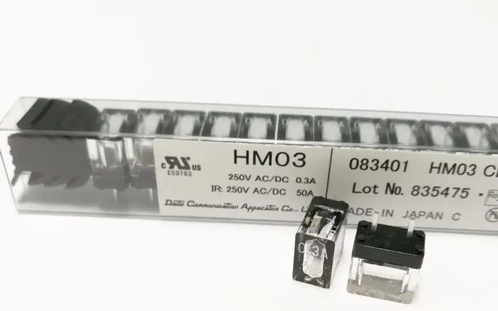 100% новый Daito Fuse HM03 0.3A HM05 0.5A HM10 1A HM16 1.6A HM20 2A HM32 3.2A HM50 5A напишите красный |
