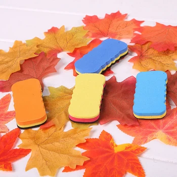 

Peerless Mini Felt Fabric 4 X Non magnetic Blackboard Eraser Cleaner 6.2x3cm