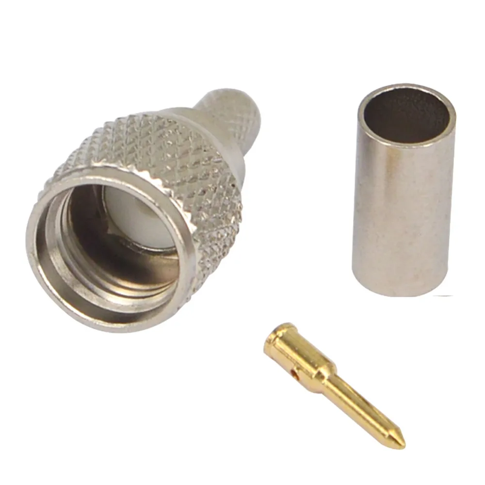 Kit Connettori Mini Uhf 10 Connettori Mini UHF Maschio Per Crimpatura Per Cavi Rg58 - Foto 8