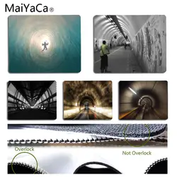 MaiYaCa персонализированные модные людей, проходящих через туннель времени DIY Дизайн узор игровой коврик Размеры для 18*22 см коврик