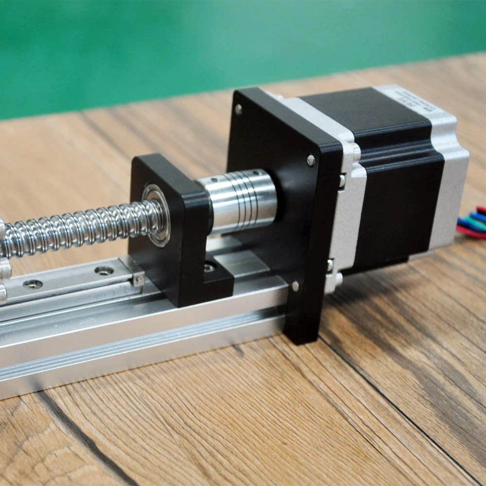 CNC lineal guía etapa carril movimiento deslizante de mesa tornillo de la bola del actuador Nema 23 Motor módulo para 3d piezas de la impresora XYZ brazo robótico Kit - 3