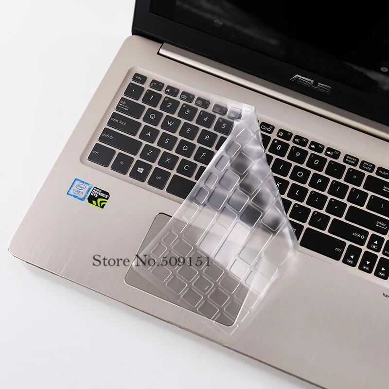 ТПУ 15 6 дюйм чехол для клавиатуры защитная пленка Asus VivoBook Pro N580G N580GD N580VD N580 M580 NX580VD