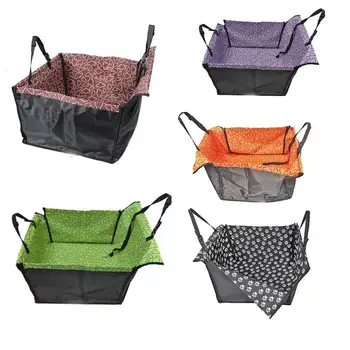 

Dog Car Seat Cover View Mesh Waterproof Pet Carrier Car Rear Back Seat Mat Hammock Cushion Protector With Zipper And Pockets