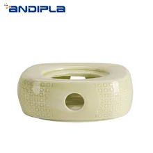 Стеклянный цветочный чайник нагревательная база керамический подсвечник чайный набор кунг-фу изоляционная база Кофе Молоко теплый чай церемония Аксессуары