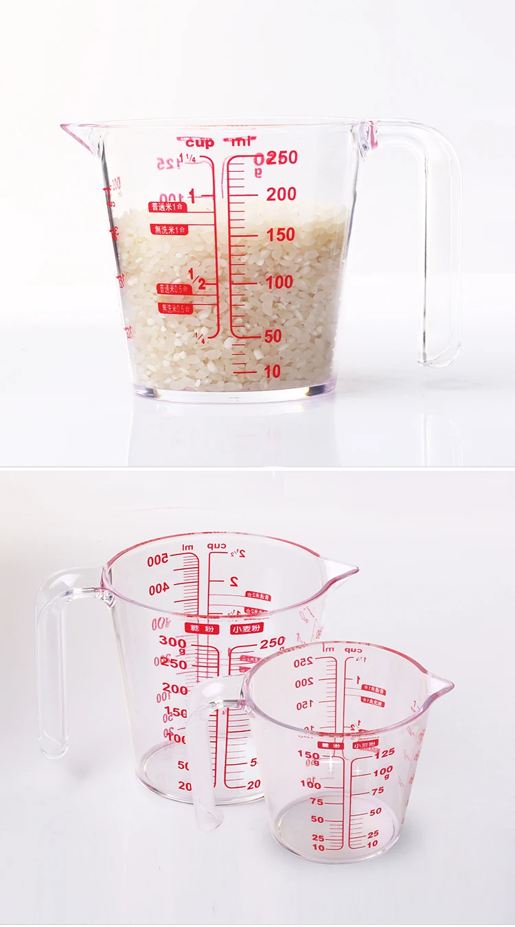 Ограничено по времени Cozinha мерные ложки для выпечки инструменты как полимерная чашка измерения с ручкой несколько 250 мл три Весы(125 г