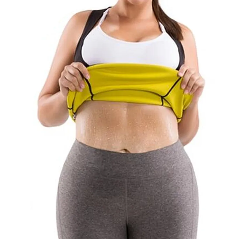 

CHENYE New Women Plus Size Waist Trainer Belt 2019 Body Shaper Neoprene Slimming Vest Shirts Body Fat Burner Sweat Shaper Corset