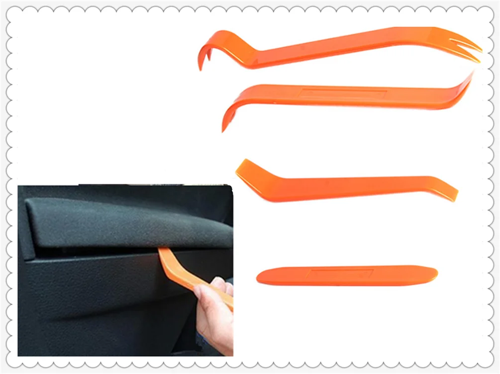 

4PCS car audio door removal tool auto parts multifunction for BMW all series 1 2 3 4 5 6 7 X E F-series E46 E90 F09