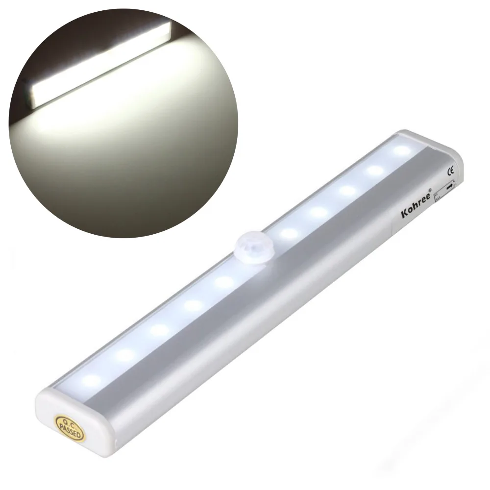 High Bright LED Tubes PIR Motion Sensor Lamp Under Light High