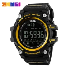 Skmei 1227 hombres smart watch digital relojes de pulsera de las mujeres relojes deportivos sueño recordatorio de llamada fotografía luz el relogio