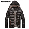 Mountainskin Hooded Men's Winter Jackets Casual Parkas Men Coats Thick Thermal Shiny Coats Slim Fit Brand Clothing 7XL SA045 ► Photo 1/6